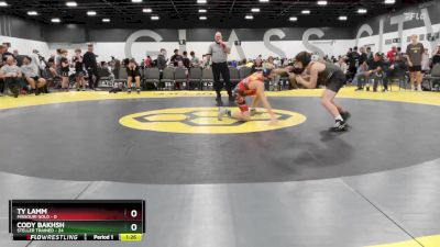 100 lbs Round 5 (6 Team) - Cody Bakhsh, Steller Trained vs Ty Lamm, Missouri Gold