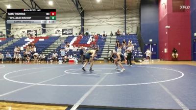 125 lbs Cons. Round 3 - Tate Thomas, Truett-McConnell (Ga.) vs William Bishop, Reinhardt University (ga)