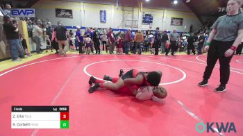 Final - Zion Ellis, Tulsa North Mabee Stampede vs Samson Corbett, Fort Gibson Youth Wrestling
