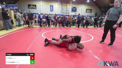 Final - Zion Ellis, Tulsa North Mabee Stampede vs Samson Corbett, Fort Gibson Youth Wrestling