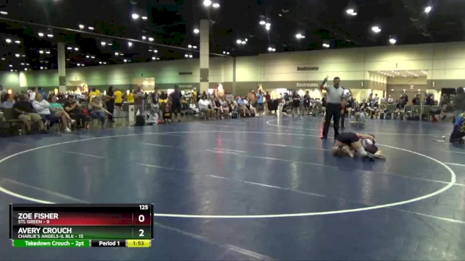 125 lbs Round 2 (6 Team) - Zoe Fisher, STL Green vs Avery Crouch ...