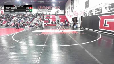 157 lbs 2nd Place Match - Ryatt Shurtz, Declo vs Jose Lara, Wendell