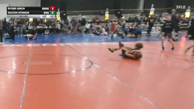 56 lbs Rr Rnd 6 - Ryker Girch, Warhawks Wrestling Inc. - K3 vs Dalton Stinson, Wrecking Crew Wrestling Academy - K3
