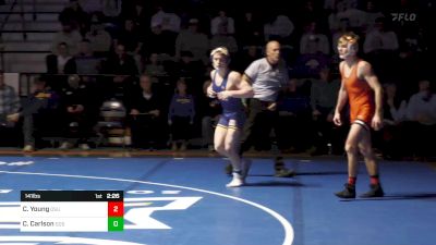 141 lbs Clay Carlson, SDSU vs Carter Young, OSU