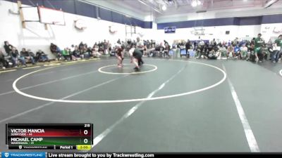 215 lbs Round 1 (32 Team) - Michael Camp, Washougal vs Victor Mancia, Sunnyside