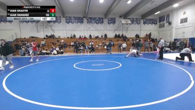 194 lbs Cons. Round 3 - Ojas Shastri, Los Gatos vs Juan Vasquez, Frontier