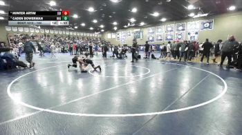 144 lbs Champ. Round 4 - Hunter Artim, Servite vs Caden Bowerman, Hughson