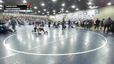144 lbs Champ. Round 4 - Hunter Artim, Servite vs Caden Bowerman, Hughson