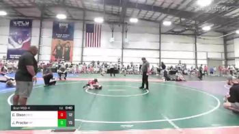 75 lbs Rr Rnd 1 - Cam Olson, Micky's Minions vs Jack Procter, Charles Morris