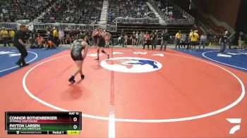 157 lbs Quarterfinal - Payton Larsen, Riverton USA Wrestling vs Connor Rothenberger, Wyoming Unattached