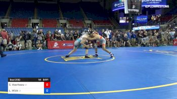 152 lbs Cons 16 #2 - Cooper Voorhees, South Dakota vs Luka Wick, California