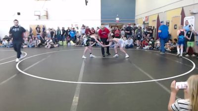 96 lbs Quarters - Abel Reed, 208 Badgers Wrestling Club vs Porter Dodge, J.E.T.