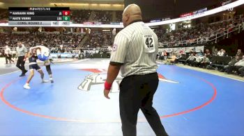 II-131 lbs Cons. Round 2 - Nate Verri, Little Falls vs Karahn King, John Glenn