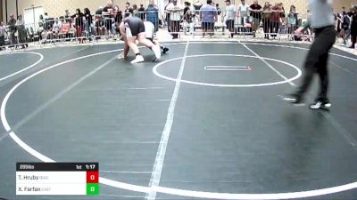 285 lbs Round Of 32 - Taylor Hruby, Brighton WC vs Xavier Farfan, Eastvale Elite