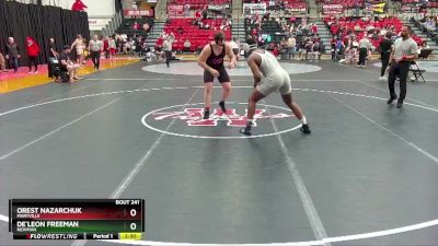 285 lbs Quarterfinal - Orest Nazarchuk, Maryville vs De`Leon Freeman, Newman