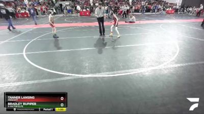 66 lbs Champ. Round 1 - Tanner Lansing, Prescott vs Bradley Rupiper, X-factor Elite