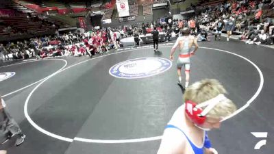 138 lbs Cael Humphrey, IEWA - Inland Empire Wrestling Association vs Dylan Morton, CMWA - Coastal Mountain Wrestling Association