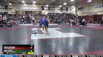 126 lbs Cons. Round 1 - Nick Koch, North Fayette Valley vs Jack Stevens, Clear Creek-Amana