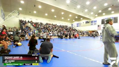 45 lbs Cons. Round 1 - Jay Nunez, Legacy WC vs Zachary Barry Jr., Inland Elite Wrestling Club