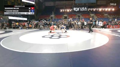 150 lbs Cons. Rd Of 32 - Guardian Miller, OH vs Colton Weiler, WI
