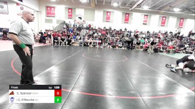 138 lbs Final - Carter Spencer, Keene vs Caleb O'Rourke, Salem