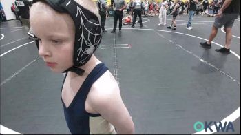55 lbs Consi Of 4 - Luke Blundell, Kingfisher YellowJackets vs Jasper McKisson, Perry Wrestling Academy