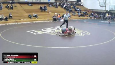 149 lbs Round 3 (6 Team) - Ethan Wonser, Minot State (N.D.) vs Drew Bell, Fort Hays State