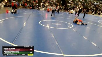 125 lbs Champ. Round 2 - Noah Gurule, Western Colorado University vs Adonis Lattimore, Nebraska-Kearney