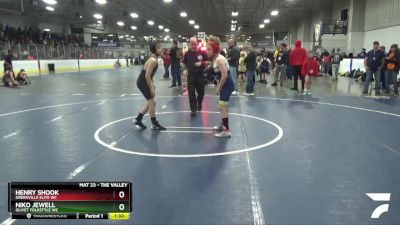 100 lbs Champ. Round 1 - Niko Jewell, Olivet Folkstyle WC vs Henry Shook, Greenville Elite WC