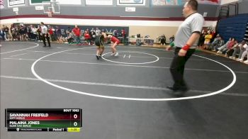 152 lbs Round 3 - Savannah Freifeld, Katy (Girls) vs Malaina Jones, Klein Oak (Girls)