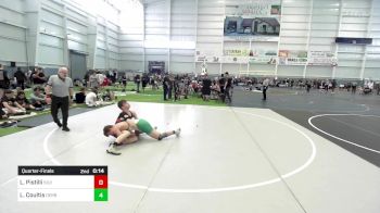 138 lbs Quarterfinal - Logan Pistilli, Silverback WC vs Liam Coultis, Derby HS