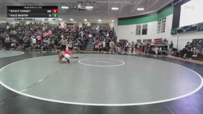 120 lbs Cons. Round 2 - Kale Martin, Oak Grove vs Wyatt Forney, NWA