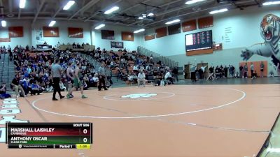 138 lbs Semifinal - Anthony Oscar, Clear Fork vs Marshall Laishley, Cambridge