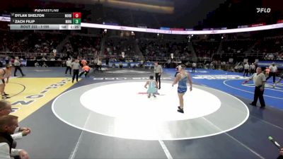 I-190 lbs Champ. Round 2 - Zach Filip, Minisink Valley vs Dylan Shelton, North Rockland