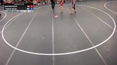 165 lbs Cons. Semis - Brayden Melby, Pierz Wrestling Club vs Amilio Salas, MN Elite