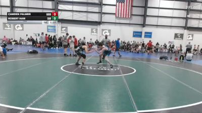 106 lbs Allday - Robert Ham, SOUTH AUGUSTA WRESTLING vs Camden Palmer, HANOVER HAWKEYE