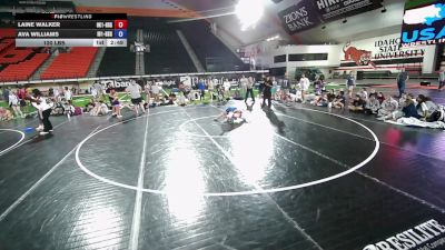 120 lbs Laine Walker, Oklahoma 1 HS Girls vs Ava Williams, Idaho 1 HS Girls