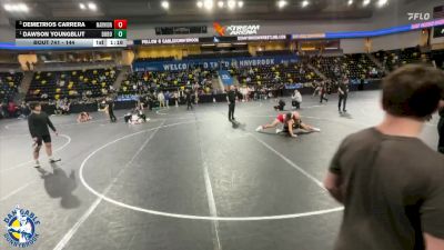 144 lbs Semifinal - Dawson Youngblut, Don Bosco vs Demetrios Carrera, Aurora (Marmion Academy)
