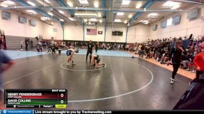 133-138 lbs Round 2 - David Collins, Wheatland vs Henry Pendergrass, Fort Collins