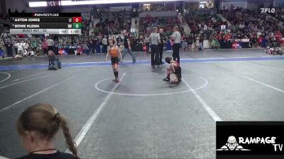 52 lbs Quarterfinal - Axton Jones, Lion Elite vs Bowe Klema, Beloit WC