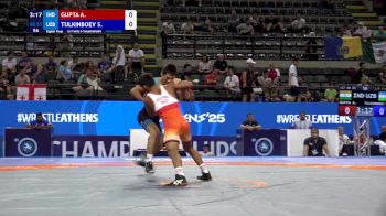 55 kg 1/8 Final - Aditya Gupta, India vs Sadriddin Tulkinboev, Uzbekistan