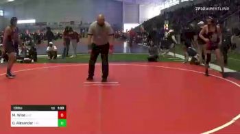 138 lbs Consi Of 16 #2 - Max Wise, Livermore Elite WC vs Devin Alexander, The Club