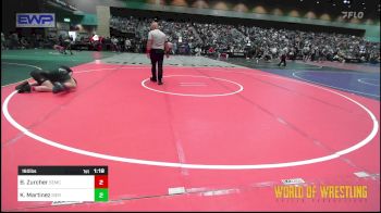 160 lbs Round Of 32 - Bo Zurcher, Salem Elite Mat Club vs Kaden Martinez, Sierra Sabers