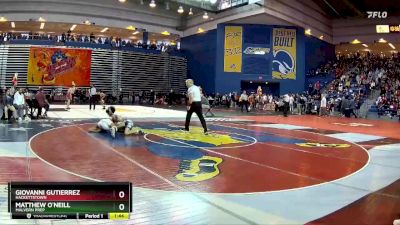 126 lbs Champ. Round 1 - Giovanni Gutierrez, Hackettstown vs Matthew O`Neill, Malvern Prep