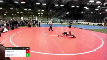 85 lbs 3rd Place - Reed Lynch, Refinery vs Brogan Beckman, Smittys Barn