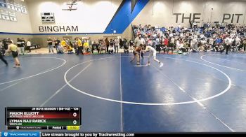 104 lbs Champ. Round 2 - Lyman Nau Rarick, Westlake vs Mason Elliott, Northside Wrestling Club