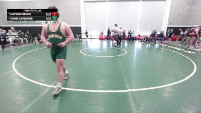 285 lbs Quarterfinal - Hayden Melvin, Washington Academy vs Chris Levesque, Oxford Hills