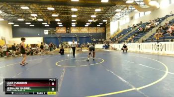 144 lbs Round 1 (8 Team) - Jeshaiah Gabriel, SOWA / HWC BLUE vs LUKE MANGHISI, NFWA