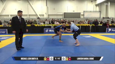 Lawson Randal Grime vs Michael Leon Smith Jr. 2025 World IBJJF Jiu-Jitsu No-Gi Championship