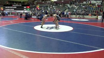 4A 165 lbs Cons. Semi - Casen Irvin, Shiloh Christian School vs Jacob Gaylord, GRAVETTE HIGH SCHOOL